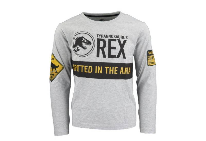 Jurassic World Langarmshirt Jurassic World Jungen langarm Shirt T-Rex Gr. 134 bis 164 von Jurassic World
