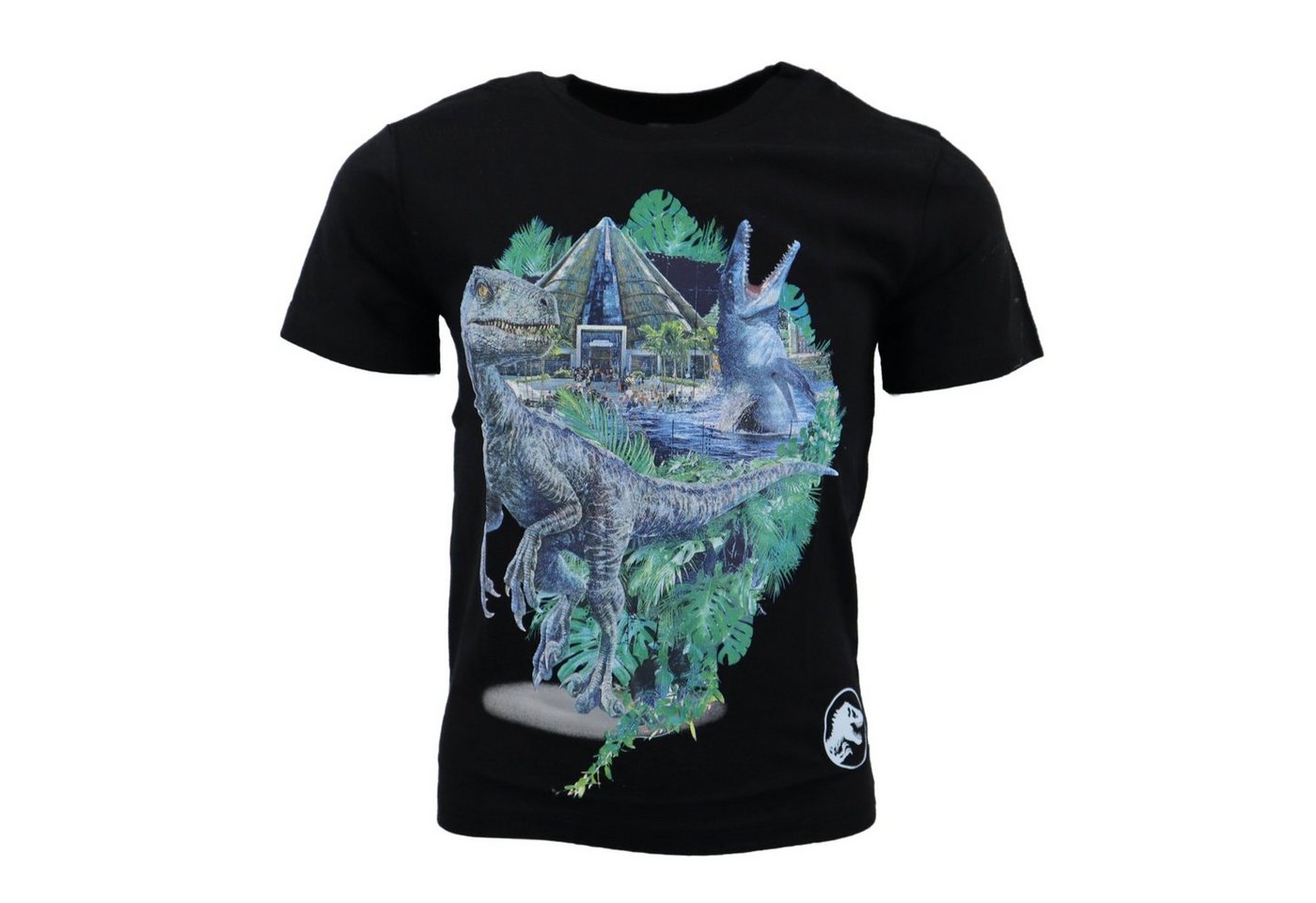 Jurassic World Print-Shirt Jurassic World Blue Velo Kinder T-Shirt Jungen Dinos Gr. 110 bis 140, 100% Baumwolle von Jurassic World