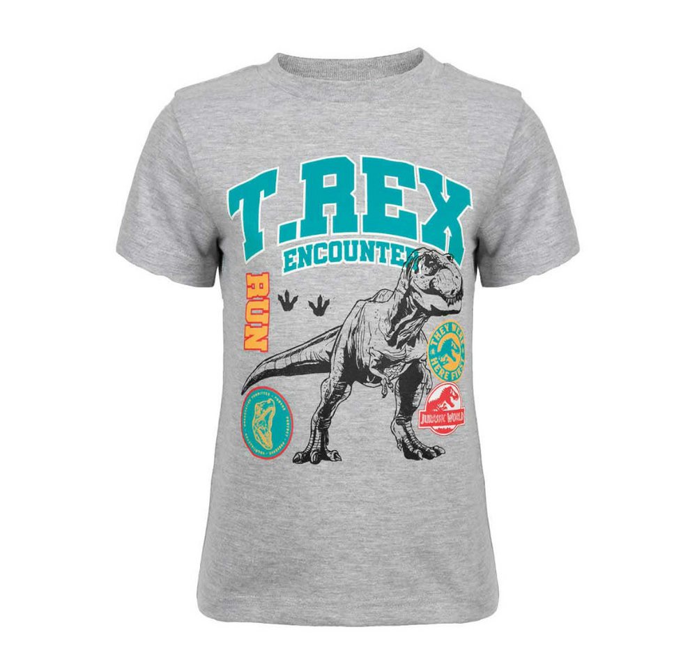 Jurassic World Print-Shirt Jurassic World T-Rex Kinder Jungen kurzarm T-Shirt Shirt Gr. 92 bis 128 von Jurassic World