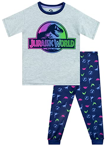 Jurassic World Pyjamas Mädchen Dinosaurier Pyjama Set Kurzarm Mehrfarbig 152 von Jurassic World