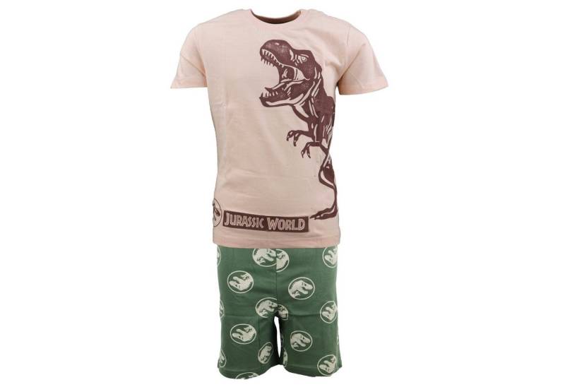 Jurassic World Schlafanzug Jurassic World T-Rex Jungen Kinder Jugend Pyjama Gr. 134 - 164 aus 100% Baumwolle von Jurassic World
