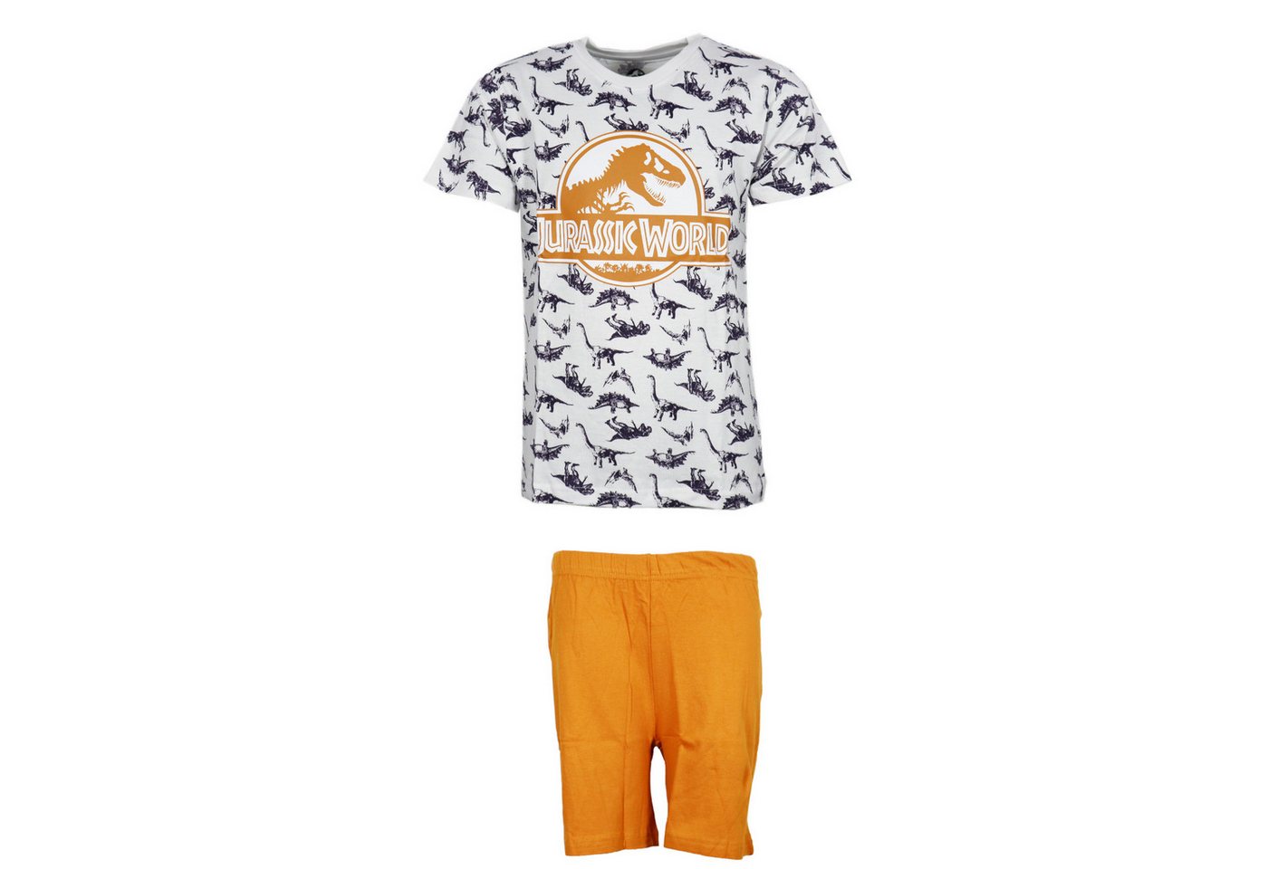 Jurassic World Schlafanzug Jurassic World T-Rex Jungen Kinder Pyjama Gr. 134 bis 164, Baumwolle von Jurassic World