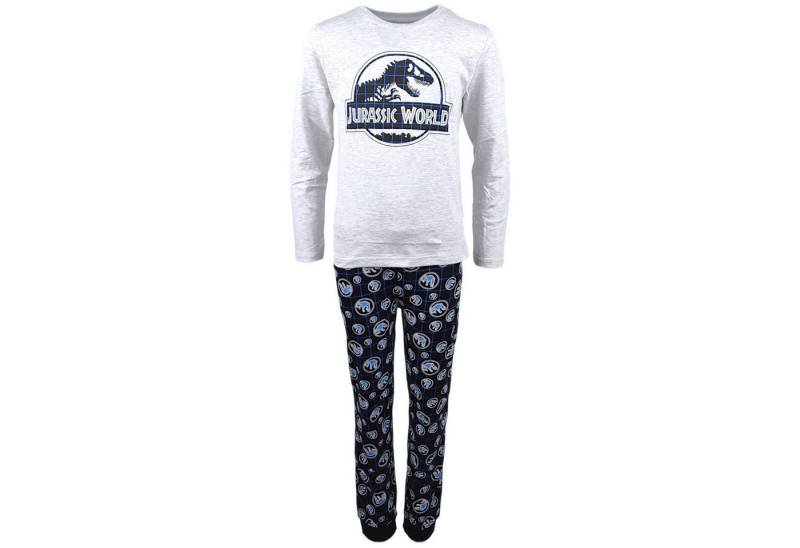 Jurassic World Schlafanzug T-REX (2 tlg) Jungen Pyjama langarm Gr. 134 - 164 cm von Jurassic World