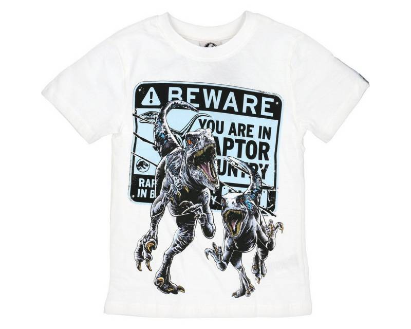 Jurassic World T-Shirt Dino Unisex Kinder (1-tlg) Shirt, Oberteil, Leibchen, Funktionsshirt, Shortsleeve Shirt von Jurassic World
