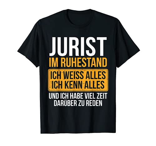 Herren Ruhestand Jurist T-Shirt Herren Ruhestand Jurist T-Shirt von Jurist Geschenk-Idee