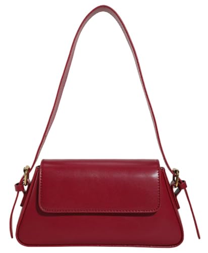 Jusavie Abendtasche Frauen Y2k Silber Geldbörse Hobo Bag Tote Handtasche Satchel Bag Nette Party Tasche Clutch Geldbörsen Crossbody Taschen 2023, A PU Rot, Einheitsgröße von Jusavie