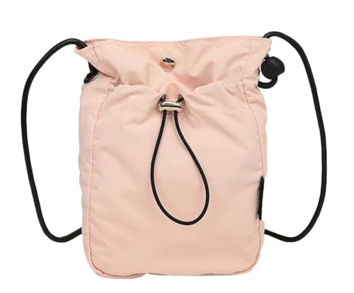 Slouchy Nylon Crossbody Geldbörsen Frauen Trendy Halbmond Crossbody Geldbörse Unterarm Schultertasche Kleine Reise Hobo Handtasche 2025, Pink, Einheitsgröße, J-m-nlbb29-pink von Jusavie
