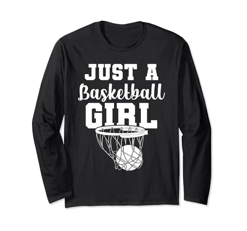 Just A Basketball Girl Leidenschaft Style Langarmshirt von Just A Basketball Girl