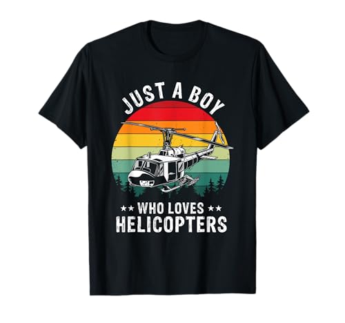 Just A Boy Who Loves Helicopters Men Kids Aviator Pilot T-Shirt Just A Boy Who Loves Helicopters Men Kids Aviator Pilot T-Shirt von Just A Boy Who Loves Helicopters Men Kids Aviator