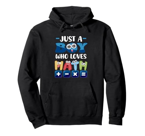 Just A Boy Who Loves Mathematik Cartoon-Stil lustige Zahlen Pullover Hoodie Just A Boy Who Loves Mathematik Cartoon-Stil lustige Zahlen Pullover Hoodie von Just A Boy Who Loves Math Cartoon Numbers