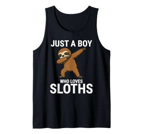 Herren Just A Boy Who Loves Sloths Cute Sloth Dabbing Tank Top Herren Just A Boy Who Loves Sloths Cute Sloth Dabbing Tank Top von Just A Boy Who Loves Sloths Dabbing Apparel