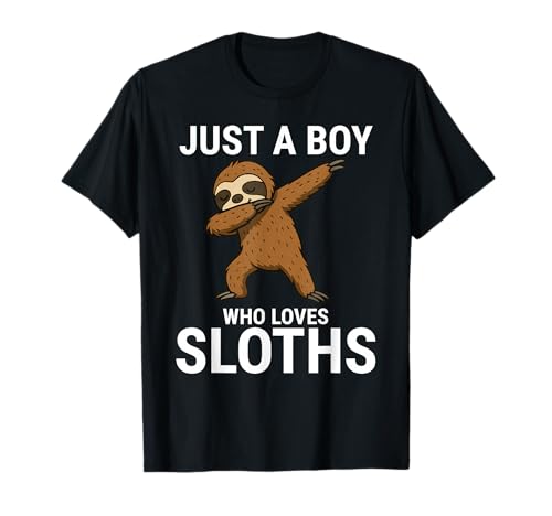 Just A Boy Who Loves Sloths Cute Sloth Dabbing T-Shirt Just A Boy Who Loves Sloths Cute Sloth Dabbing T-Shirt von Just A Boy Who Loves Sloths Dabbing Apparel