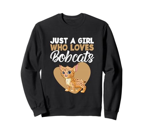 Wild Cat Lover Bobcat Feline Nur EIN Mädchen, das Rotluchse liebt Sweatshirt Wild Cat Lover Bobcat Feline Nur EIN Mädchen, das Rotluchse liebt Sweatshirt von Just A Girl Who Loves Bobcats Gift