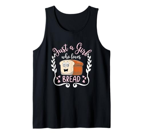 Brotbacken, lustiger Bäcker Just A Girl Who Loves Brot Tank Top von Just A Girl Who Loves Bread Baking Gift