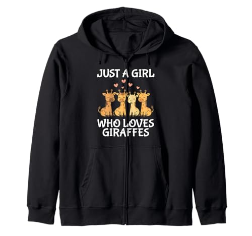Just A Girl Who Loves Giraffes Cute Women Kapuzenjacke Just A Girl Who Loves Giraffes Cute Women Kapuzenjacke von Just A Girl Who Loves Giraffes Cute Giraffe