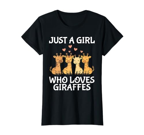 Just A Girl Who Loves Giraffes Cute Women T-Shirt Just A Girl Who Loves Giraffes Cute Women T-Shirt von Just A Girl Who Loves Giraffes Cute Giraffe