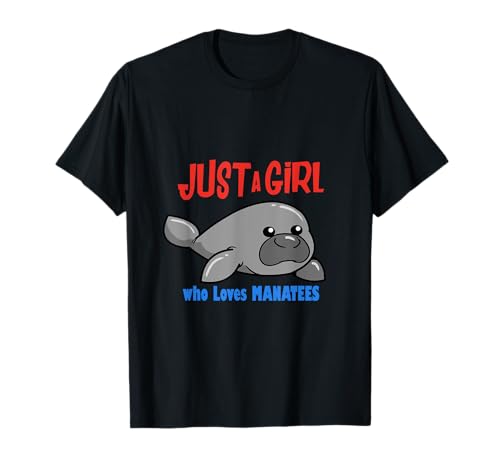 Just A Girl Who Loves Manatees für Manatees-Liebhaber T-Shirt Just A Girl Who Loves Manatees für Manatees-Liebhaber T-Shirt von Just A Girl Who Loves Manatees Design Collection