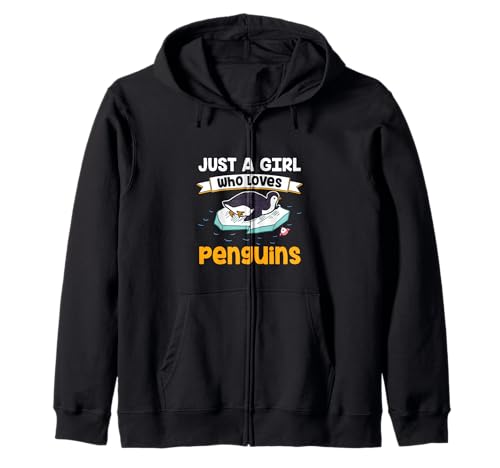 Pinguinliebhaber Fluglose Vögel Just A Girl Who Loves Pinguin Kapuzenjacke Pinguinliebhaber Fluglose Vögel Just A Girl Who Loves Pinguin Kapuzenjacke von Just A Girl Who Loves Penguins Bird Gift