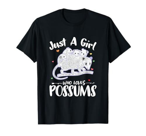 Just A Girl Who Loves Possums süßes Tier T-Shirt Just A Girl Who Loves Possums süßes Tier T-Shirt von Just A Girl Who Loves Possums Animal Tee