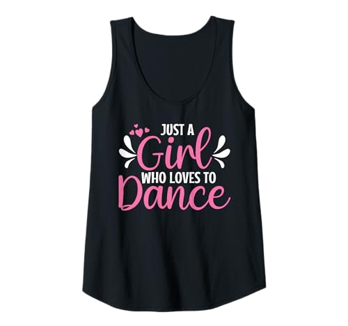 Damen Nur ein Mädchen, das gerne für tanzende Tänzer tanzt Tank Top Damen Nur ein Mädchen, das gerne für tanzende Tänzer tanzt Tank Top von Just A Girl Who Loves To Dance Gear
