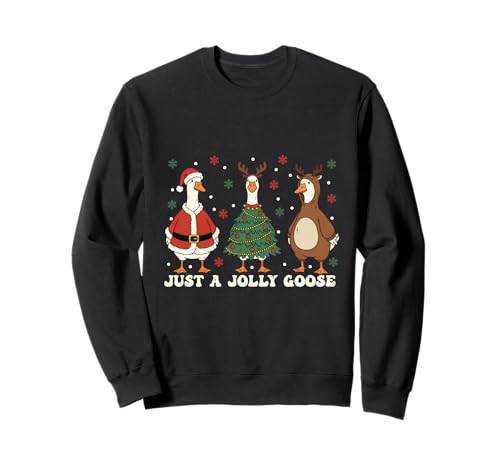 Merry Goosemas Christmas Just A Jolly Goose Herren Damen Kinder Sweatshirt von Just A Jolly Goose Matching Family Christmas