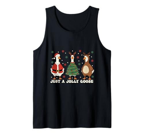 Merry Goosemas Christmas Just A Jolly Goose Herren Damen Kinder Tank Top von Just A Jolly Goose Matching Family Christmas