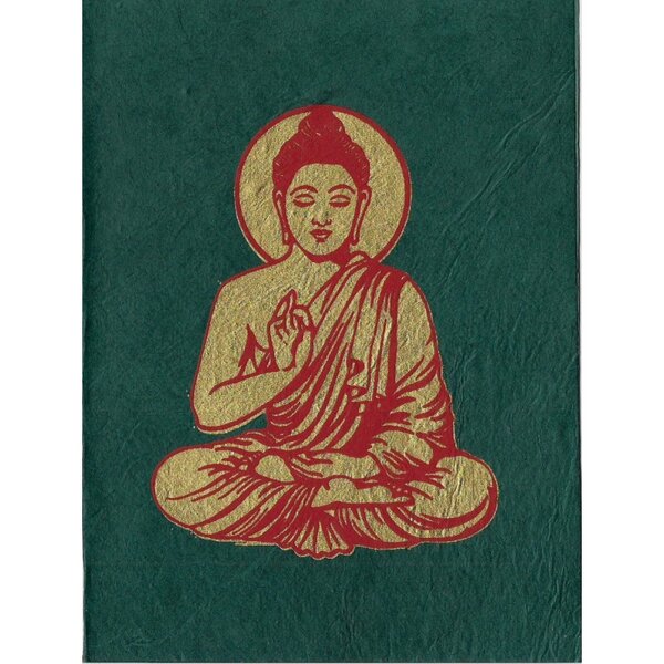 Just Be Briefkarte Buddha von Just Be