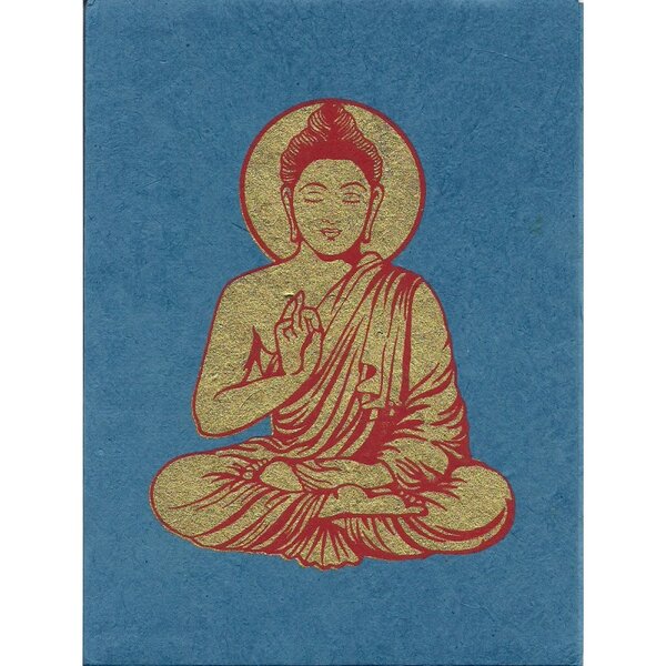 Just Be Briefkarte Buddha von Just Be