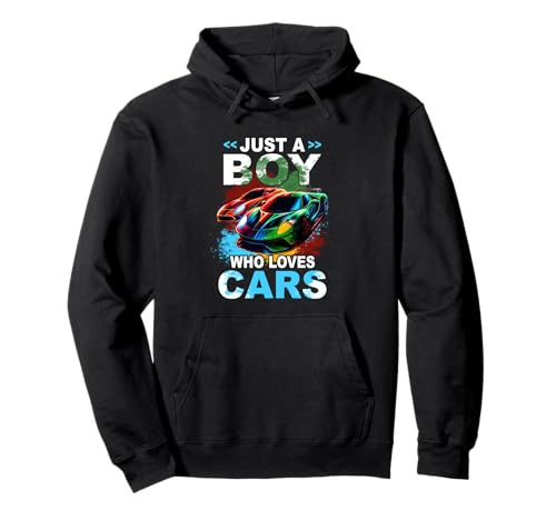 Just Boy Who Loves Cars Cool Sleek Sportwagen-Enthusiast Pullover Hoodie von Just Boy Who Loves Cars Sleek s Car