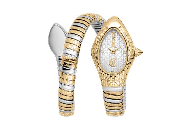 Just Cavalli Time Quarzuhr Vetra JC1L373M0055, Armbanduhr, Damenuhr, Edelstahlarmband, analog, Kristallsteine von Just Cavalli Time