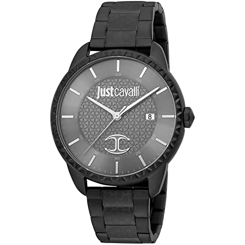 JC1G176M0065 JUST CAVALLI Herren-Armbanduhr, schwarz, Armband, schwarz, Armband, Schwarz, One Size, Armband von Just Cavalli