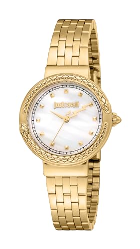 Just Cavalli Damen Analog Quarz Uhr mit Edelstahl Armband JC1L311M0025 von Just Cavalli