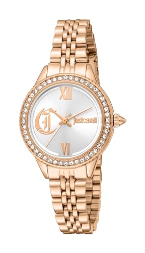 Just Cavalli Damen Analog Quarz Uhr mit Edelstahl Armband JC1L316M0075 von Just Cavalli