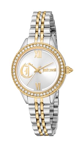 Just Cavalli Damen Analog Quarz Uhr mit Edelstahl Armband JC1L316M0095 von Just Cavalli