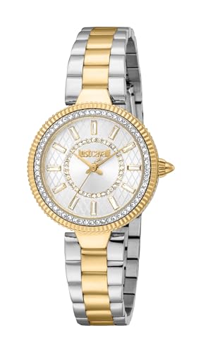 Just Cavalli Damen Analog Quarz Uhr mit Edelstahl Armband JC1L308M0085 von Just Cavalli