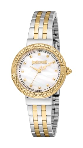 Just Cavalli Damen Analog Quarz Uhr mit Edelstahl Armband JC1L311M0055 von Just Cavalli