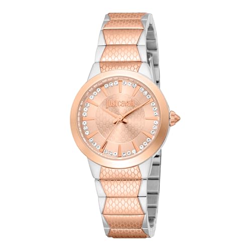 Just Cavalli Damen Analog Quarz Uhr mit Edelstahl Armband JC1L335M0055 von Just Cavalli