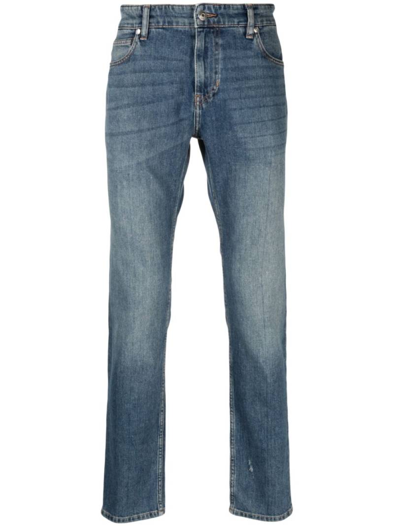 Just Cavalli Ausgeblichene Straight-Leg-Jeans - Blau von Just Cavalli
