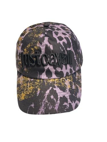 Just Cavalli Baseball Cap, Leo Schwarz-Grau von Just Cavalli