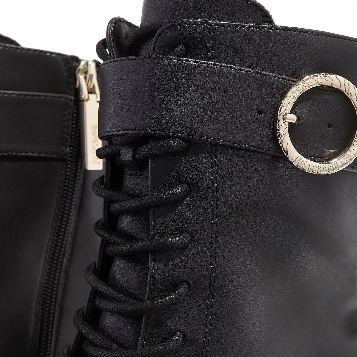 Just Cavalli Boots & Stiefeletten - Fondo Kani Kombat Dis. W6 Shoes - Gr. 40 (EU) - in Schwarz - für Damen von Just Cavalli