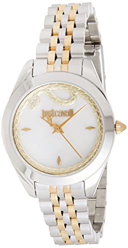 Just Cavalli Damen Analog Quarz Uhr mit Edelstahl Armband JC1L210M0295 von Just Cavalli