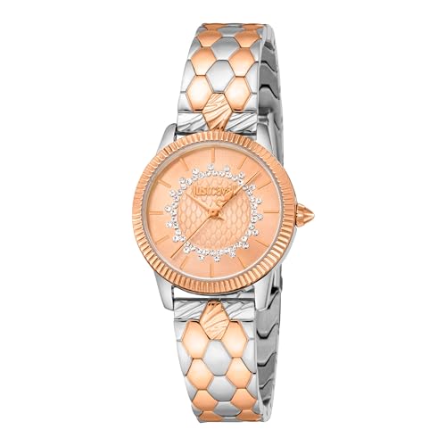 Just Cavalli Damen Analog Quarz Uhr mit Edelstahl Armband JC1L258M0275 von Just Cavalli