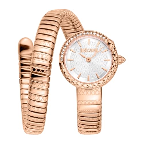 Just Cavalli Damen Analog Quarz Uhr mit Edelstahl Armband JC1L301M0045 von Just Cavalli