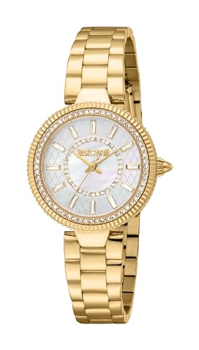 Just Cavalli Damen Analog Quarz Uhr mit Edelstahl Armband JC1L308M0045 von Just Cavalli