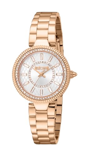 Just Cavalli Damen Analog Quarz Uhr mit Edelstahl Armband JC1L308M0075 von Just Cavalli