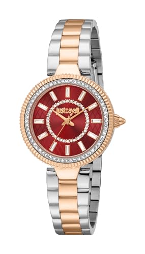 Just Cavalli Damen Analog Quarz Uhr mit Edelstahl Armband JC1L308M0105 von Just Cavalli