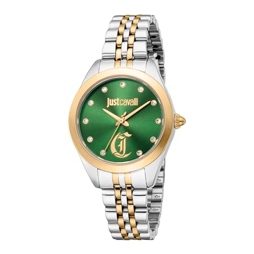 Just Cavalli Damen Analog Quarz Uhr mit Edelstahl Armband JC1L309M0085 von Just Cavalli