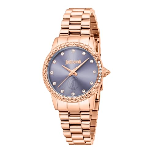 Just Cavalli Damen Analog Quarz Uhr mit Edelstahl Armband JC1L310M0085 von Just Cavalli
