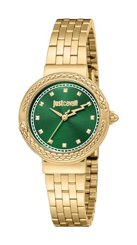 Just Cavalli Damen Analog Quarz Uhr mit Edelstahl Armband JC1L311M0035 von Just Cavalli