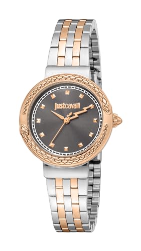 Just Cavalli Damen Analog Quarz Uhr mit Edelstahl Armband JC1L311M0075 von Just Cavalli